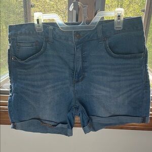 Casual Blue Denim Shorts
